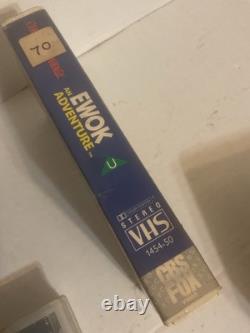 Vintage Star Wars Ewoks Cbs Fox Cartoon Caravan Courage Rental Library Vhs Tape