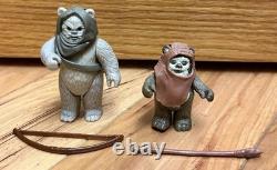 Vintage Star Wars Ewoks Lumat And Wicket No COO Complete Original