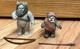 Vintage Star Wars Ewoks Lumat And Wicket No COO Complete Original
