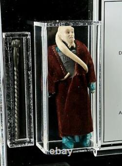 Vintage Star Wars Figure Burgundy Cape Bib Fortuna Lili Ledy UKG Graded 80 w COA