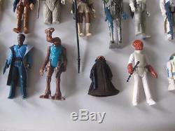 Vintage Star Wars Figure Lot, 137 Figures, Weapons, Cases
