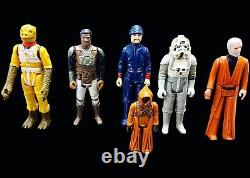 Vintage Star Wars Figure Lot with Case Kenner 1977 84