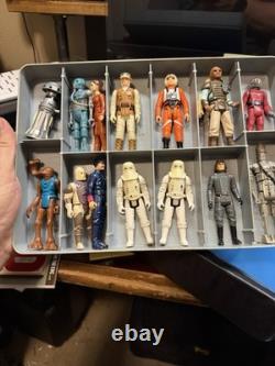 Vintage Star Wars Figures And Carrying Case