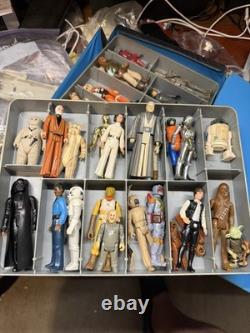 Vintage Star Wars Figures And Carrying Case