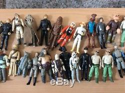 Vintage Star Wars Figures Bundle/Job lot In played with condition
