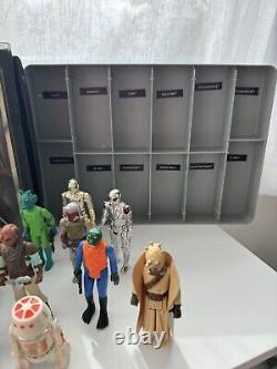 Vintage Star Wars Figures Carry Case 31 Characters Lot 1977-85 Original NO REPRO