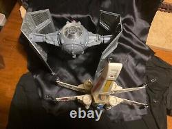 Vintage Star Wars Figures Veichles X-wing Tie Fighter Luke & Vader