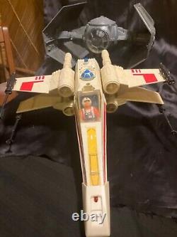 Vintage Star Wars Figures Veichles X-wing Tie Fighter Luke & Vader