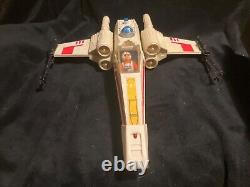 Vintage Star Wars Figures Veichles X-wing Tie Fighter Luke & Vader