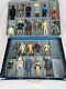 Vintage Star Wars Figures With Collector's Case Includes Two Duplicates Yoda