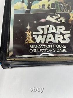 Vintage Star Wars Figures With Collector's Case Includes Two Duplicates Yoda