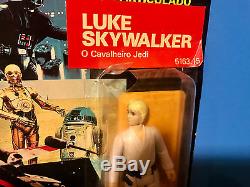 Vintage Star Wars Glasslite Luke Skywalker farm Boy MOC! Very Rare