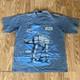 Vintage Star Wars Graphic T-Shirt 1995 Changes Double Sided Sing Stitch XL blue