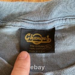Vintage Star Wars Graphic T-Shirt 1995 Changes Double Sided Sing Stitch XL blue