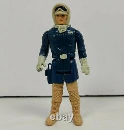 Vintage Star Wars HAN SOLO HOTH Molded Legs Variant Hong Kong COO 1980 Kenner