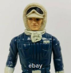 Vintage Star Wars HAN SOLO HOTH Molded Legs Variant Hong Kong COO 1980 Kenner