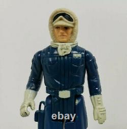 Vintage Star Wars HAN SOLO HOTH Molded Legs Variant Hong Kong COO 1980 Kenner