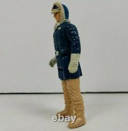 Vintage Star Wars HAN SOLO HOTH Molded Legs Variant Hong Kong COO 1980 Kenner