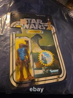 Vintage Star Wars Hammerhead 21 Back Kenner 1978 MOC Missing POP Unpunched