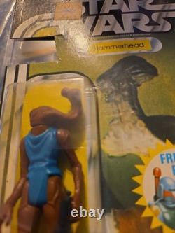 Vintage Star Wars Hammerhead 21 Back Kenner 1978 MOC Missing POP Unpunched