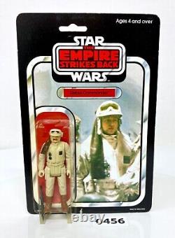 Vintage Star Wars Hoth ESB Rebel Commander 45 Back 1982 Foreign Card CLIPPER