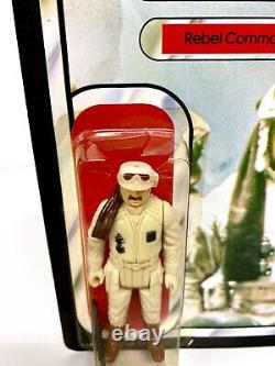 Vintage Star Wars Hoth ESB Rebel Commander 45 Back 1982 Foreign Card CLIPPER