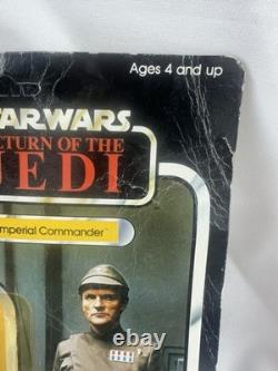 Vintage Star Wars Imperial Commander Kenner 1983 Card Unpunched 39389 HongKo NEW
