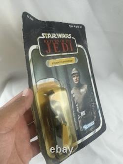 Vintage Star Wars Imperial Commander Kenner 1983 Card Unpunched 39389 HongKo NEW