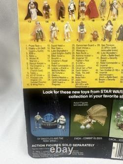 Vintage Star Wars Imperial Commander Kenner 1983 Card Unpunched 39389 HongKo NEW