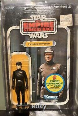 Vintage Star Wars Imperial Commander MOC 48-Free Ackbar Back 1982 ESB