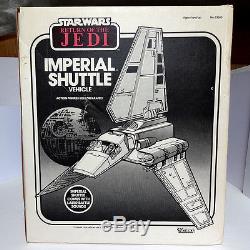 Vintage Star Wars Imperial Shuttle Excellent Con. Original Stickers Unapplied