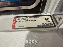 Vintage Star Wars Imperial Stormtrooper Kenner 1980 45 Back Afa 80
