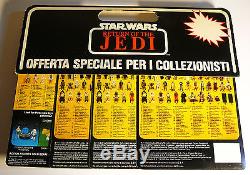 Vintage Star Wars Italian 4-Pack RARE Vader/R2-D2/Weequay/Rebel Commando MOC