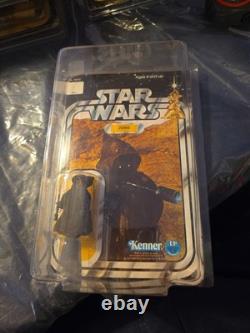 Vintage Star Wars Jawa On Unpunched Card Missing POP Missing ONE THE ORIGINAL 12