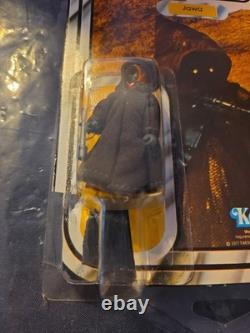 Vintage Star Wars Jawa On Unpunched Card Missing POP Missing ONE THE ORIGINAL 12