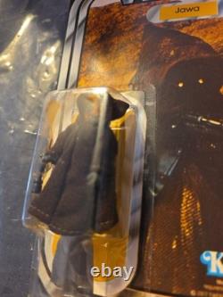 Vintage Star Wars Jawa On Unpunched Card Missing POP Missing ONE THE ORIGINAL 12