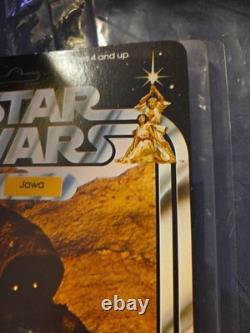 Vintage Star Wars Jawa On Unpunched Card Missing POP Missing ONE THE ORIGINAL 12