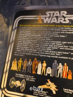 Vintage Star Wars Jawa On Unpunched Card Missing POP Missing ONE THE ORIGINAL 12