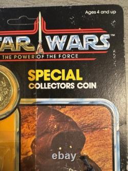 Vintage Star Wars Jawa POTF Coin Kenner 1985 Last 17 Power of the Force MOC