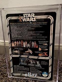 Vintage Star Wars KENNER Carded Figure C-3PO 12 Back-B AFA 80 WOW! ARCHIVAL