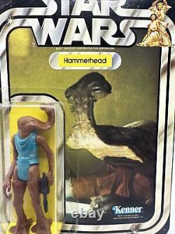 Vintage Star Wars Kenner 1979 Original Hammerhead 21 Card Back, with Star Case New