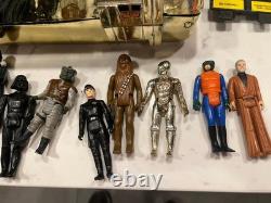 Vintage Star Wars Kenner 1983 C-3PO Action Figure Carrying Case with 12 Figures