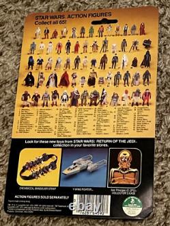 Vintage Star Wars Kenner 1983 Return of the Jedi Zuckuss NO. 70020 65 Back