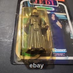Vintage Star Wars Kenner 1984 ROTJ The Emperor 77 Back Bilingual UNPUNCHED MOC