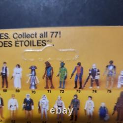 Vintage Star Wars Kenner 1984 ROTJ The Emperor 77 Back Bilingual UNPUNCHED MOC