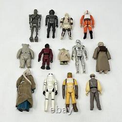 Vintage Star Wars Kenner Action Figures Lot 1977-1983 Ewok Yoda Stormtrooper