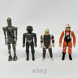 Vintage Star Wars Kenner Action Figures Lot 1977-1983 Ewok Yoda Stormtrooper