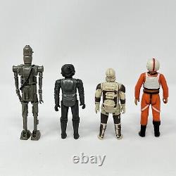 Vintage Star Wars Kenner Action Figures Lot 1977-1983 Ewok Yoda Stormtrooper