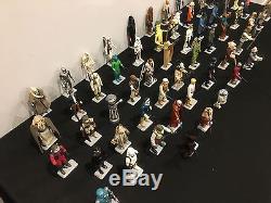 Vintage Star Wars Kenner Action Figures lot of 57 Complete with Original Weapons