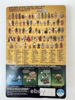 Vintage Star Wars Kenner CANADA ROTJ 77 Back Bib Fortuna MOC 1983 Sealed Figure